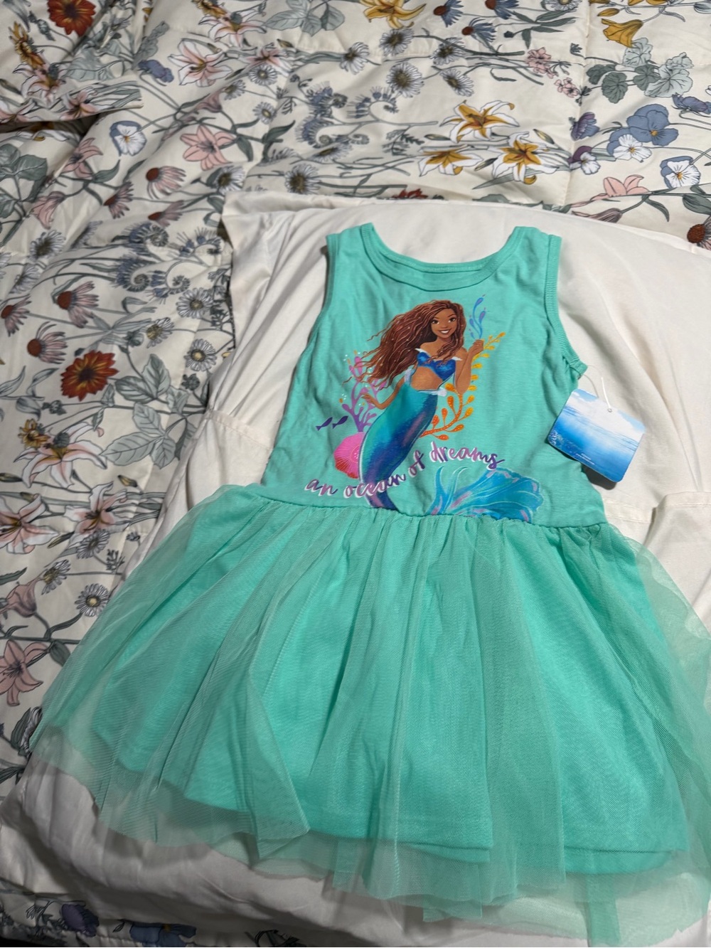 Disney Aqua Mermaid Tulle Dress